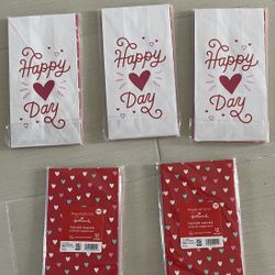 5 New Packages Of 12 Paper Bags With 3 Different Designs All For $4