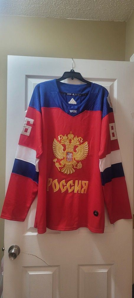 Team Russia World Cup 2016 Adidas Hockey Jersey Men’s size 54