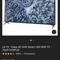 Lg 75 Inch 2021 4k Smart Tv
