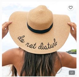 Ladies straw hat