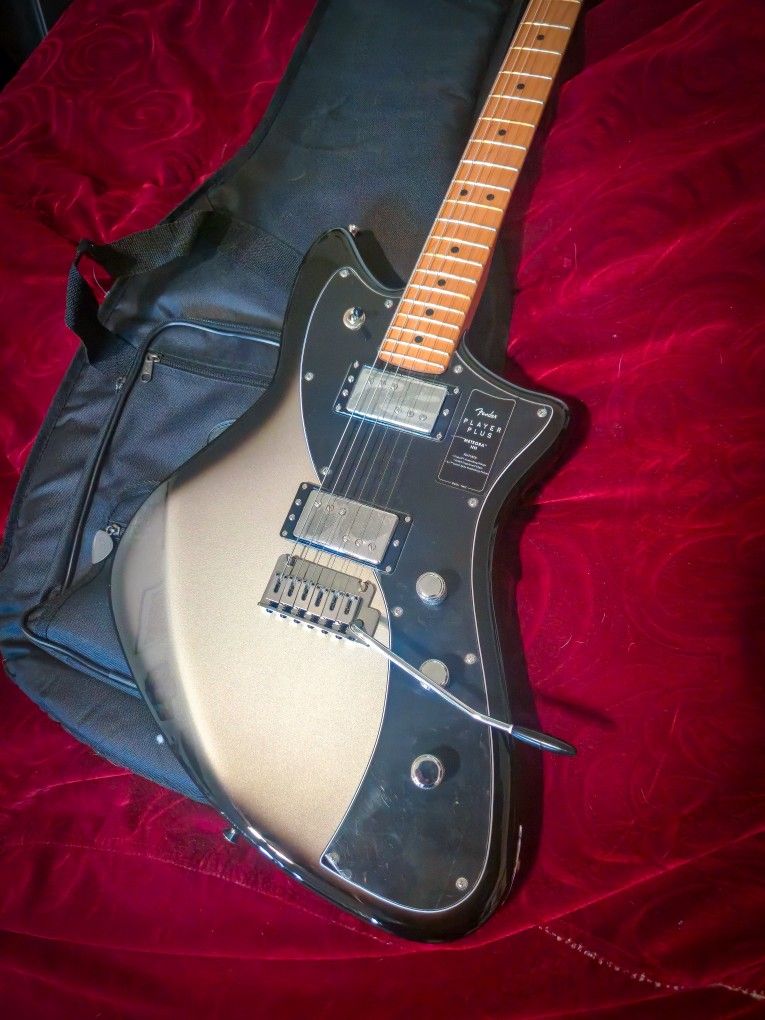 Fender Player Plus Meteora New HH Silver Burst Electric Guitar 6 String With Coil Tap Pickups