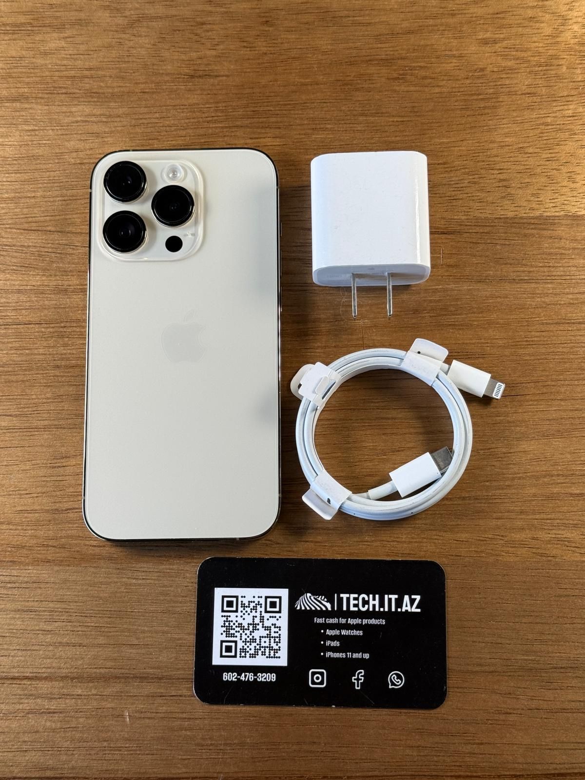 📱 iPhone 14 Pro | 128GB | Gold | Cricket Only | Hablo Español