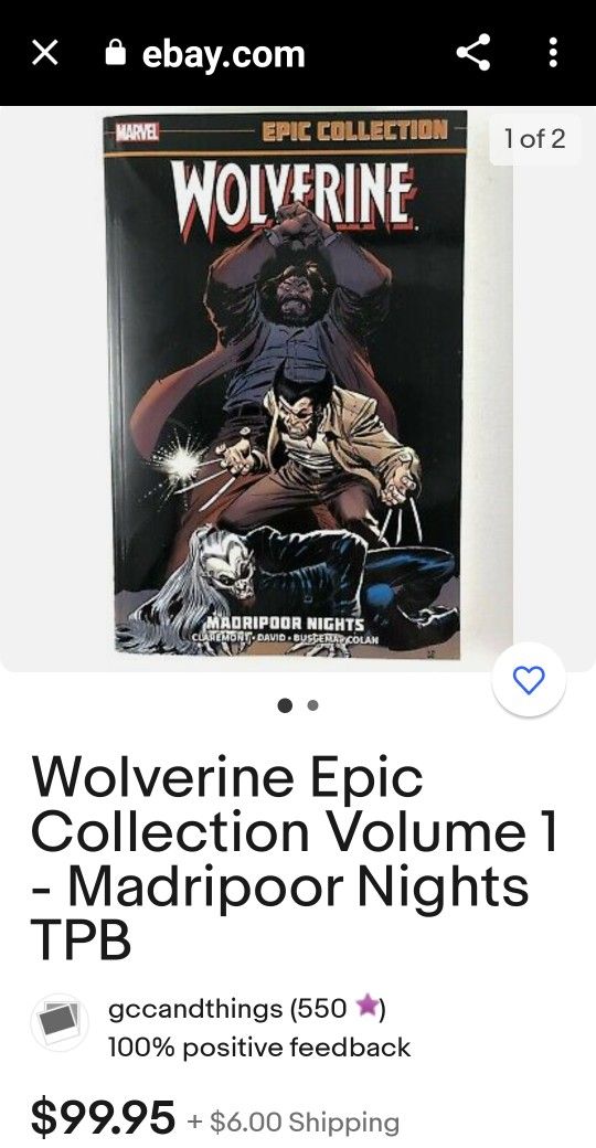 Wolverine Comic Volume 1