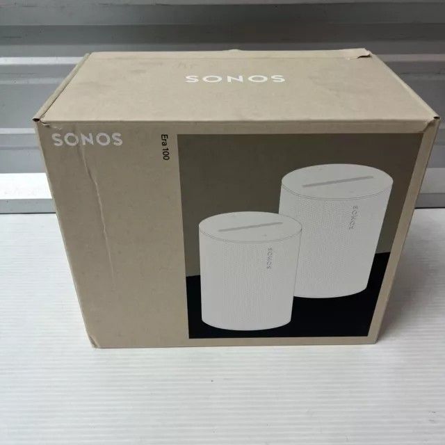 Sonos Era 100-2 Pack Wireless Voice-Control Alexa Enabled Smart Bundle Set