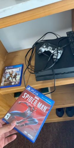 Ps4 with Headset, controller, and games