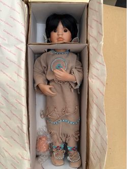 Georgetown Native American Doll. NO HOLD