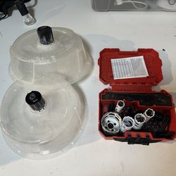 Milwaukee Hole Dozer General-Purpose Hole Saw Kit + two Milwaukee hole cutter shields