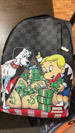 Spray ground backpack