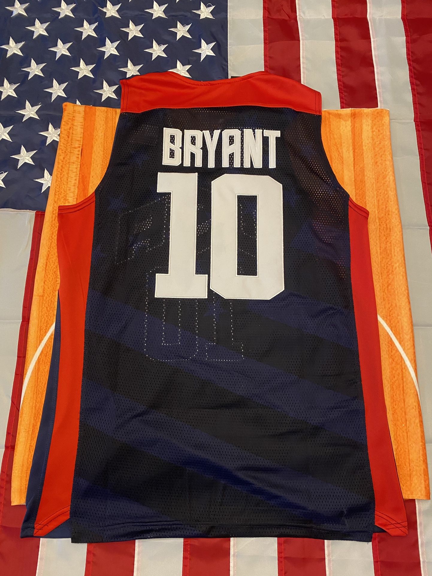 Kobe Bryant Nike Dream Team USA Olympic #10 Basketball Jersey – Football  Patch King