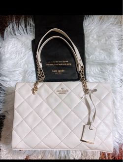 Kate Spade New York Quilted Leather Tote Bag