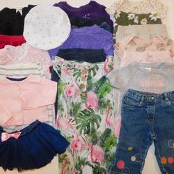 Baby Girls 6-9 Months Clothes Lot 6-9M Fall & Winter Clothing Bundle