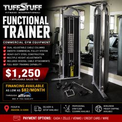 TuffStuff Functional Trainer - Commercial Gym Equipment - $1,250