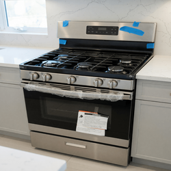 GE Gas Range Stove – Brand New, 5 Burners, 30in Stainless - Nashville, TN