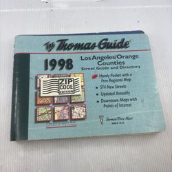 Thomas Guide 1998 Los Angeles / Orange Counties Street Guide and Directory