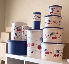 Tupperware Cherries Complete Set 