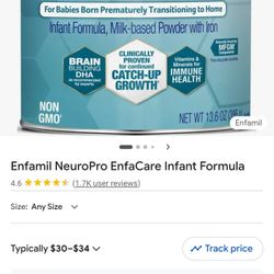 Enfamil Enfacare 