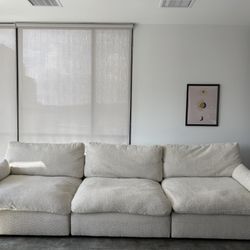 Large Modular Cream Couch