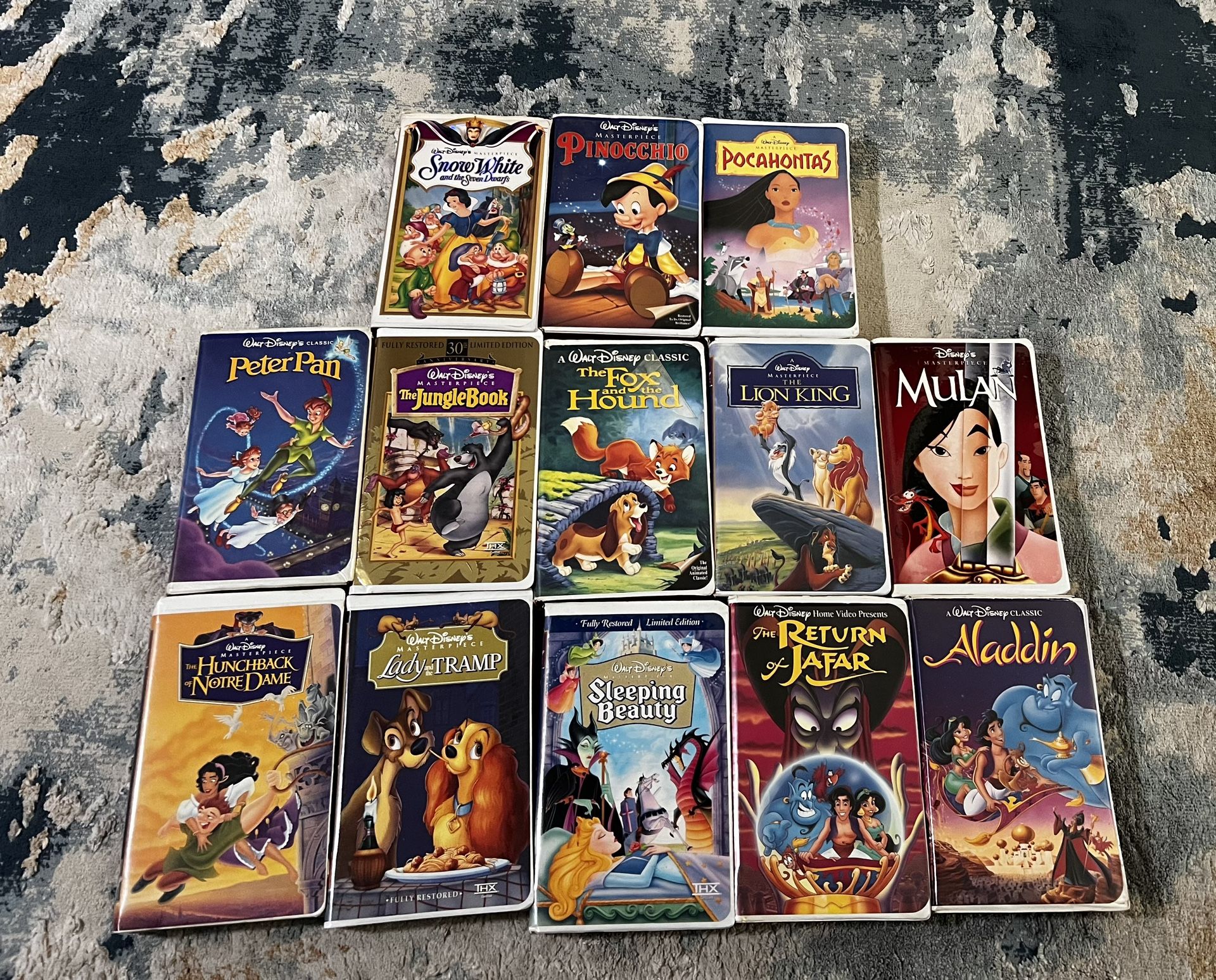 Disney VHS Tapes