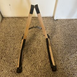 Wooden Guitar Stand, A-Frame, Foldable, Portable