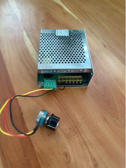 110V/220V DC Motor Speed Controller 0-100V Variable Speed Drive with Potentiometer