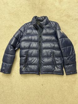 Guess deep blue puffer jacket size medium