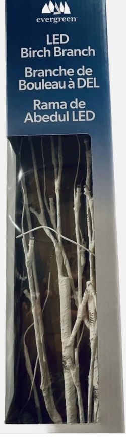 2 Pk - 44" Rustic Modern LED Birch Branch Tree Home Décor | Bendable Branches