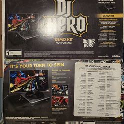 DJ hero set for xbox 360 games and turntables