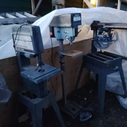 Drill Press, Band Saw, Fence Gates, Ladders, Pres. Washer, Quad & More