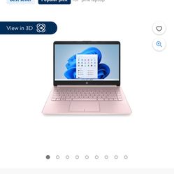 HP Laptop, Pink 