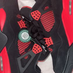 Jordan Retro 4 Red Thunder 