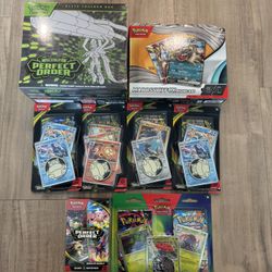 Pokemon TCG Mega Evolution Perfect Order ETB + Booster Bundle & Blister Lot