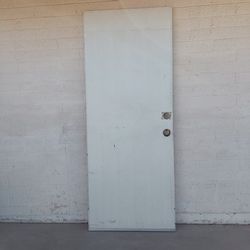 Solid Wood, Heavy Solid Core Interior Door - For Garage into House - $50