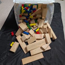 Hard wooden blocks