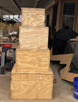 3 In 1  WOOD PLYO BOX PLEASE READ DESCRIPTION!!!!