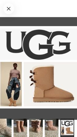 UGG Bailey Bow Boot II in ‘chestnut’ (9)