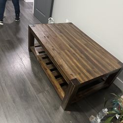 Wood Table For Sale 38x32 