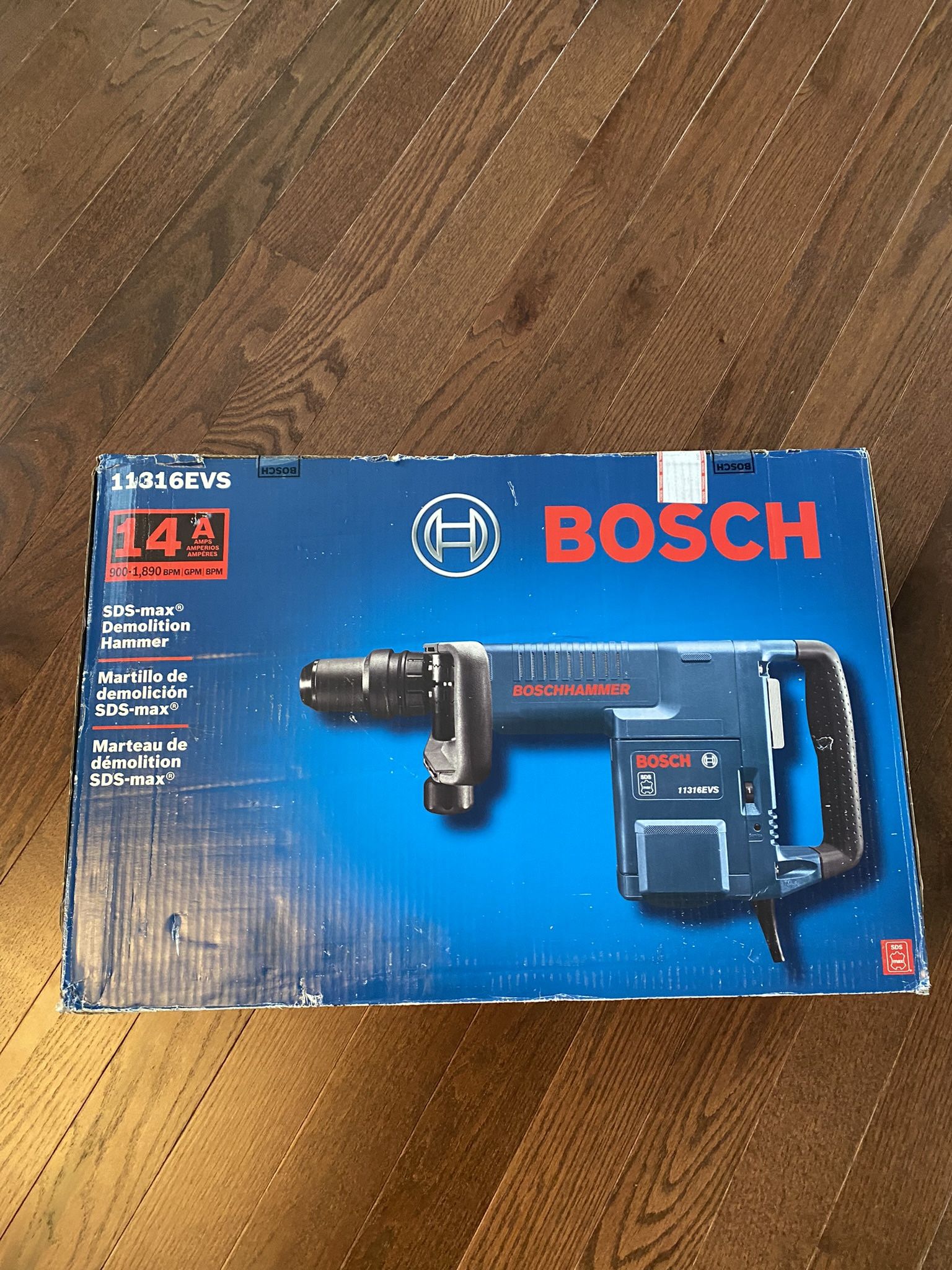 Bosch 14-Amp Sds-Max 120-Volt Corded Demolition Hammer