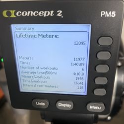 Concept 2 Under 2 Hours Of Use