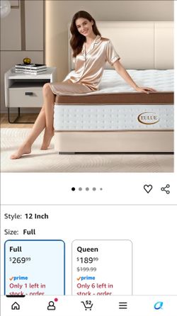 Brand new full Mattress, not used. (Ordered wrong size)