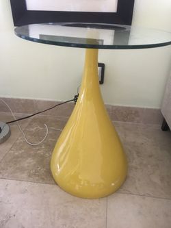 Modern Glass side table
