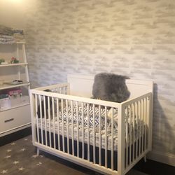 West Elm kids Mid-Century 4-in-1 Convertible Crib