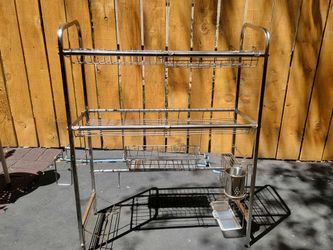 Premium SUS 304 Stainless Steel Over-the-Sink Dish Rack304 / MOVING MUST GO!