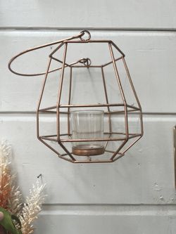 Rose Gold Tea Light Candle Holder 