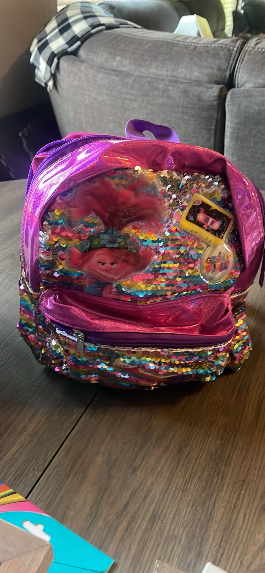 Trolls world tour sequence small backpack and coin purse