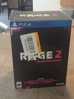Rage 2 Collector's Edition New In Box