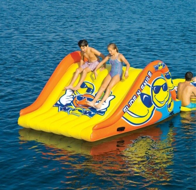 WOW 19-2210 Slide N Smile Pool & Lake Float Lounge
 Retail $299