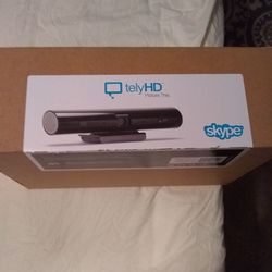 Skype Tely HD With Remote Control & Adapter.
