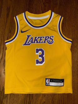 Anthony Davis #3 Lakers Jersey Youth Small