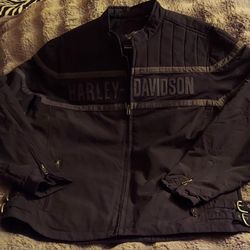 HARLEY DAVIDSON LIGHT WEIGHT JACKET SZ. LARGE