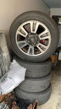 Toyota Original stock tires & Rims